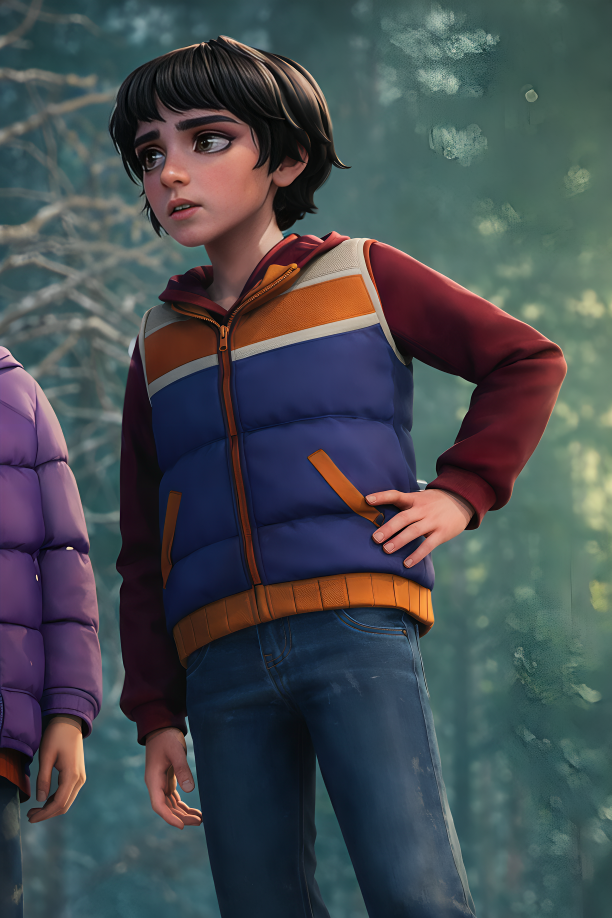 Mike Wheeler Stranger Things Tales Puffer Vest - Image 1